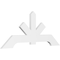 Ekena Millwork Vanguard Architectural Grade PVC Gable Bracket, 72"W x 30"H x 2"D x 6"F, 10/12 Pitch GBP072X30X0206VAN00 - alternate 1